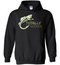 Load image into Gallery viewer, Totally Hooked Fishing Hoodie